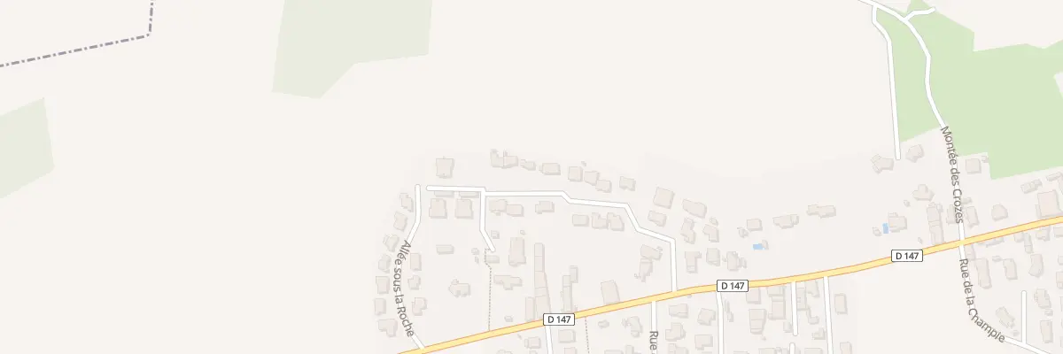 Plan du 26 All du Groubon à Toussieu