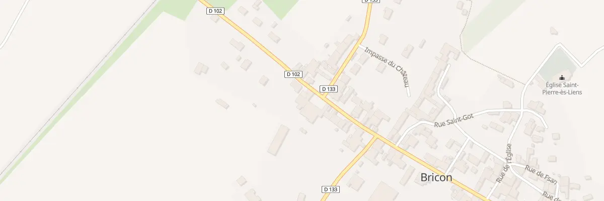 Plan du 69 Rue du Marechal Leclerc à Bricon