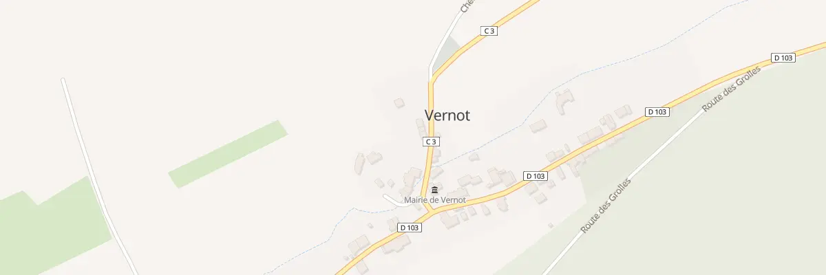 Plan du 9002 Rue de la Rochette à Vernot
