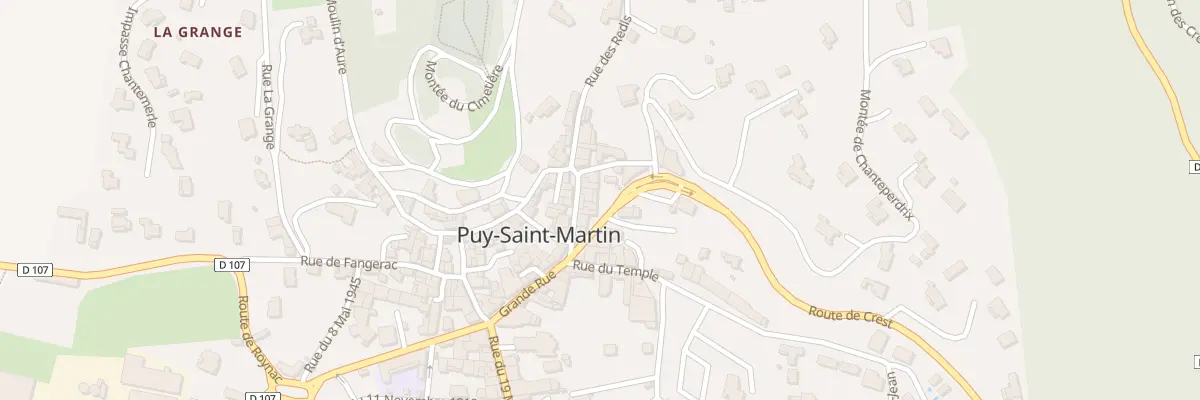 Plan du 5093 Le Village à Puy-Saint-Martin