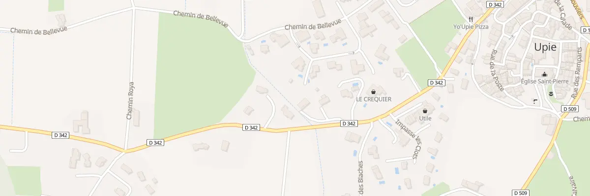 Plan du 480 Rte de Montoison à Upie