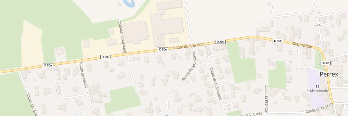Plan du 171 Rte du Bon Coin à Perrex