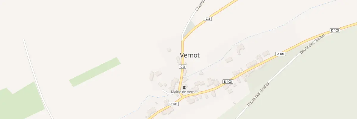 Plan du 4 Rue de la Rochette à Vernot