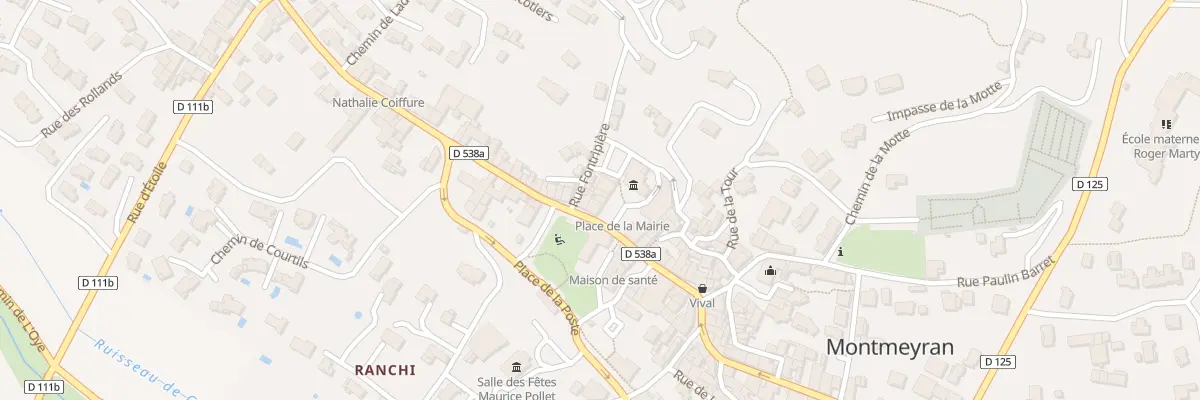 Plan du 9 Pl de la Mairie à Montmeyran