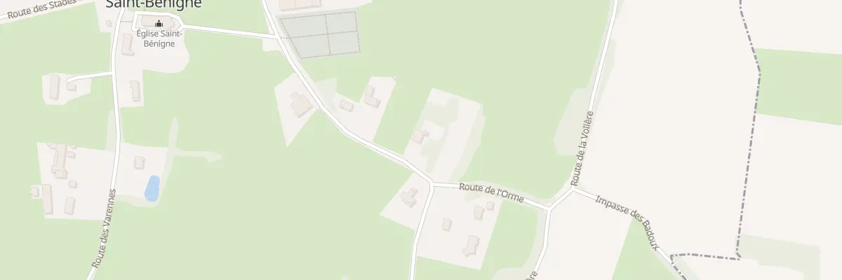 Plan du 966 Vc Moulin Mairie Mairie Prair à Saint-Bénigne