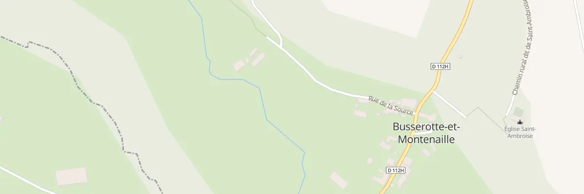 Plan du 5 Rue de la Source à Busserotte-et-Montenaille