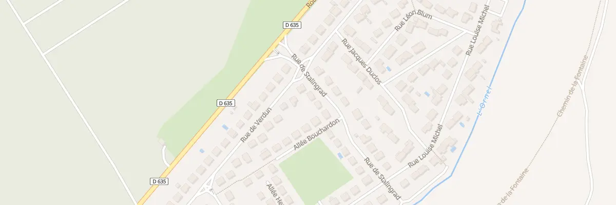 Plan du 15 Rue de Stalingrad à Bettancourt-la-Ferrée