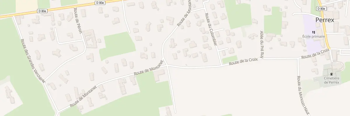 Plan du 209 Rte de Montanet à Perrex