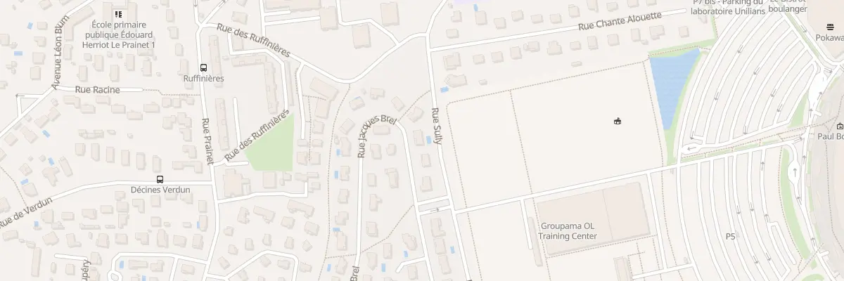 Plan du 57 Rue Jacques Brel à Décines-Charpieu