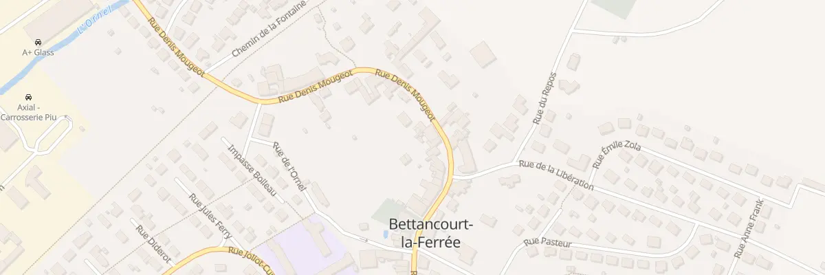 Plan du 46 Rue Denis Mougeot à Bettancourt-la-Ferrée