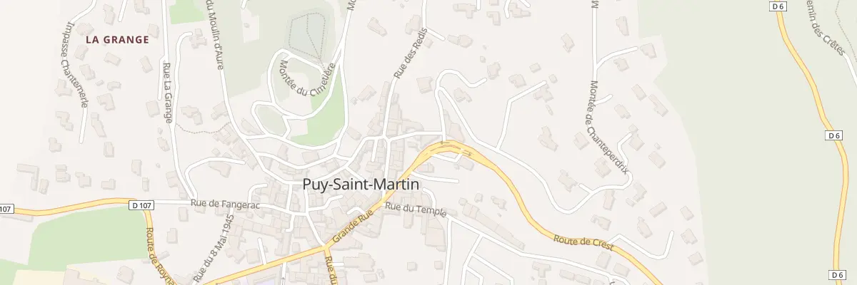 Plan du 5096 Le Village à Puy-Saint-Martin