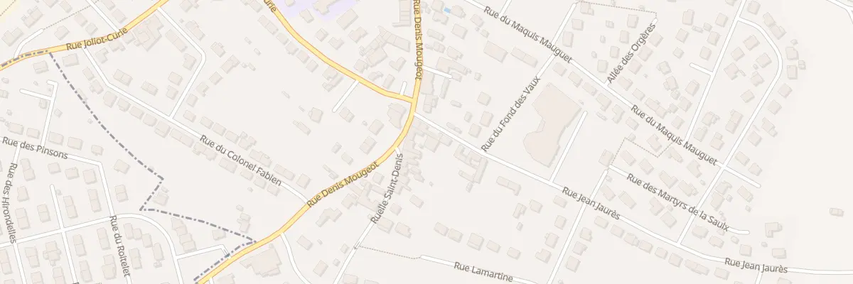 Plan du 85 Rue Denis Mougeot à Bettancourt-la-Ferrée