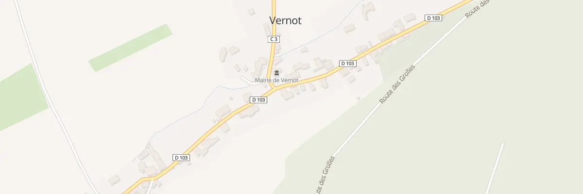Plan du 1 Rte de la Combe Gissey à Vernot