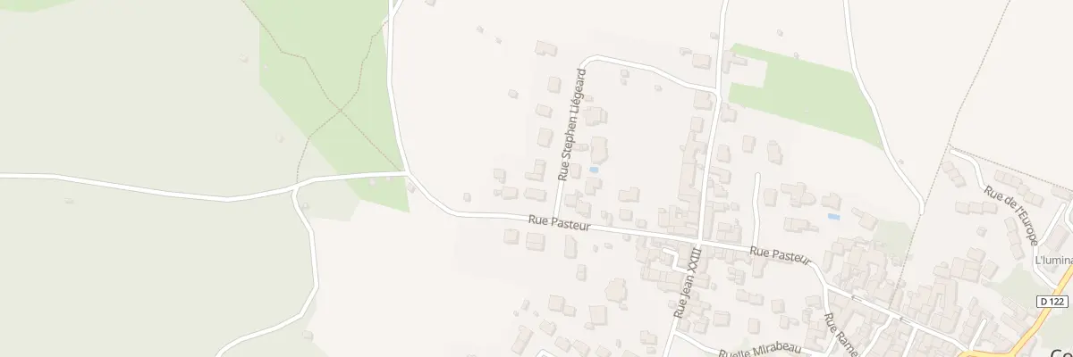 Plan du 1 Rue Stephen Liégeard à Couchey