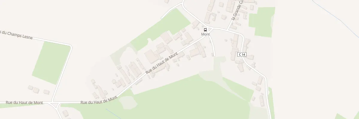 Plan du 3 Rue du Haut de Mont à Verjux
