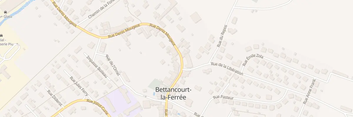 Plan du 52 Rue Denis Mougeot à Bettancourt-la-Ferrée