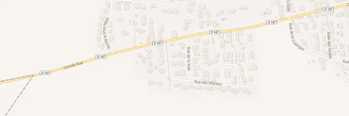 Plan du 6 Rue de la Soie à Toussieu