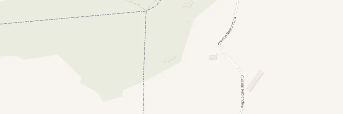 Plan du 675 Che du Reblondard à Manas