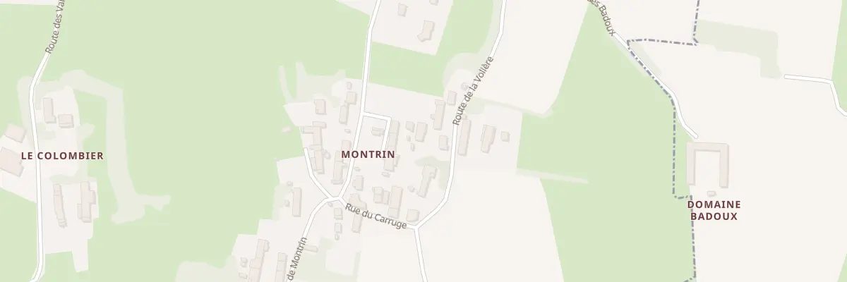 Plan du 864A Vc Chateau d’Eau Montrin à Saint-Bénigne