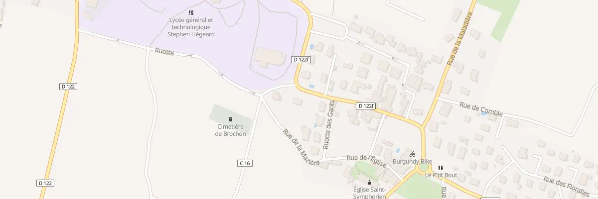Plan du 8 Rue Stéphen Liégeard à Brochon