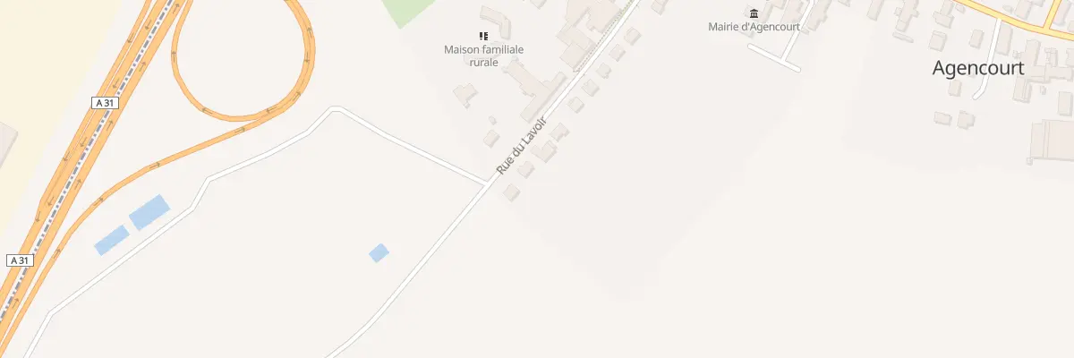 Plan du 19 Rue du Lavoir à Agencourt
