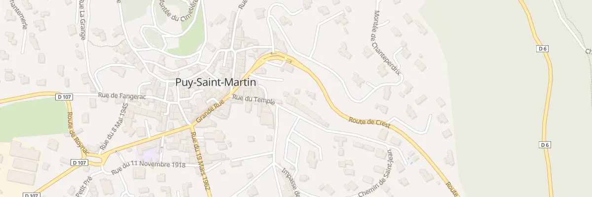 Plan du 5118 Le Village à Puy-Saint-Martin