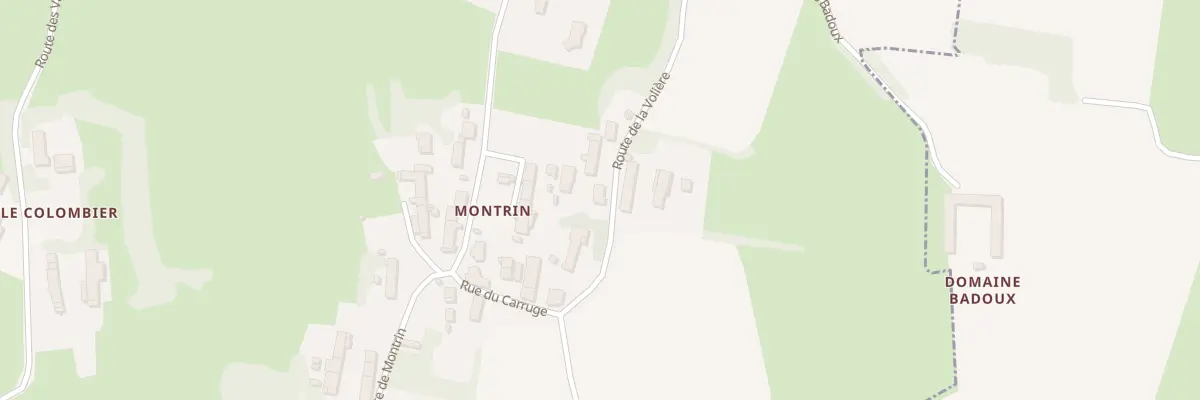 Plan du 866 Rte de la Volière à Saint-Bénigne