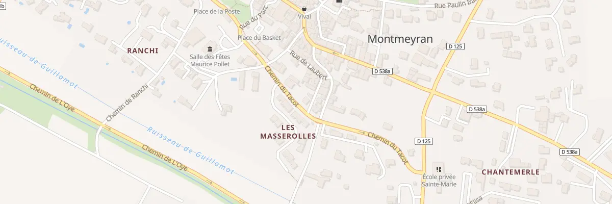 Plan du 7 Che du Tacot à Montmeyran