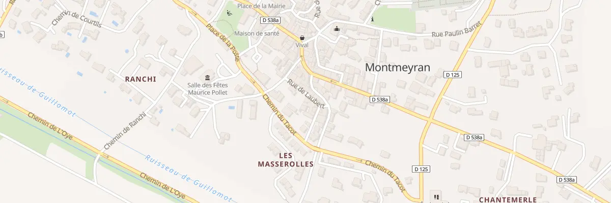 Plan du 6 Rue de Laubert à Montmeyran