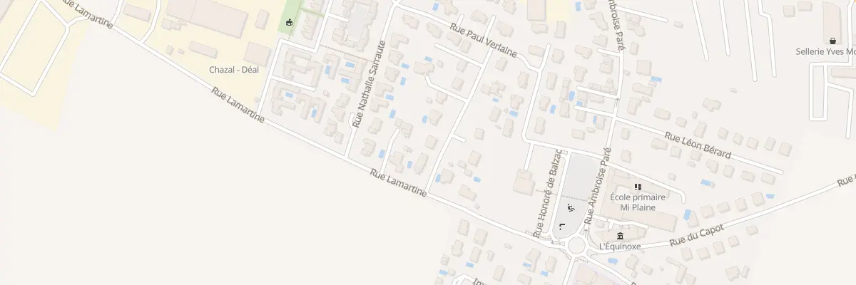 Plan du 3 Rue de l’Herbepin à Saint-Priest