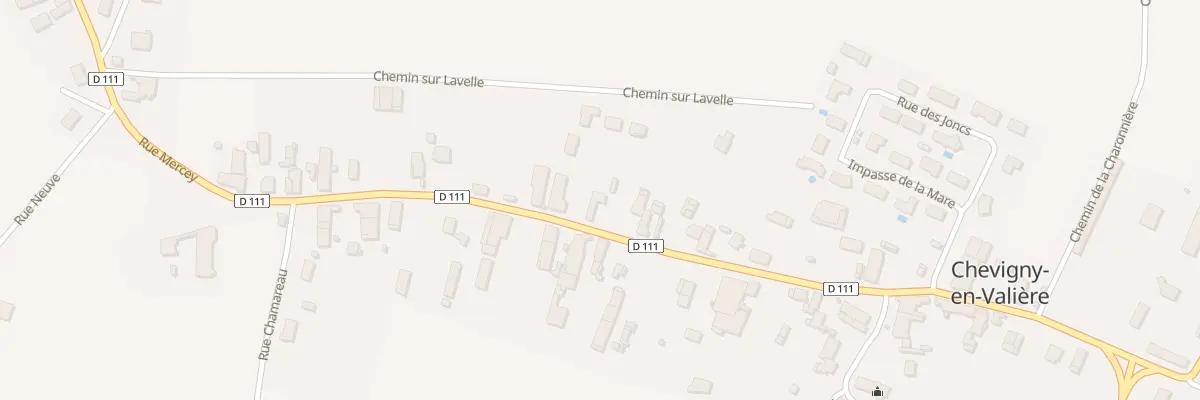 Plan du 16 Rue Mercey à Chevigny-en-Valière