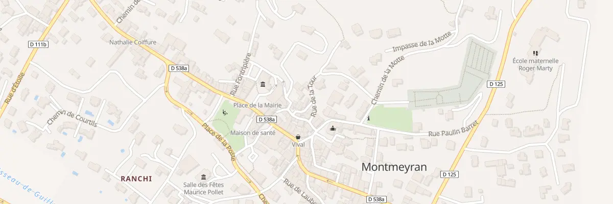 Plan du 5 Rue des Benedictins à Montmeyran