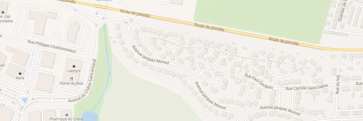 Plan du 17 Av Jacques Monod à Saint-Dizier