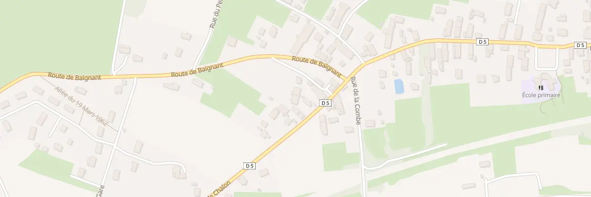Plan du 50 Rte de Chalon à Allerey-sur-Saône