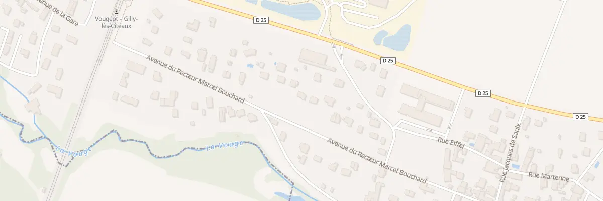 Plan du 34 Av du Recteur Marcel Bouchard à Gilly-lès-Cîteaux