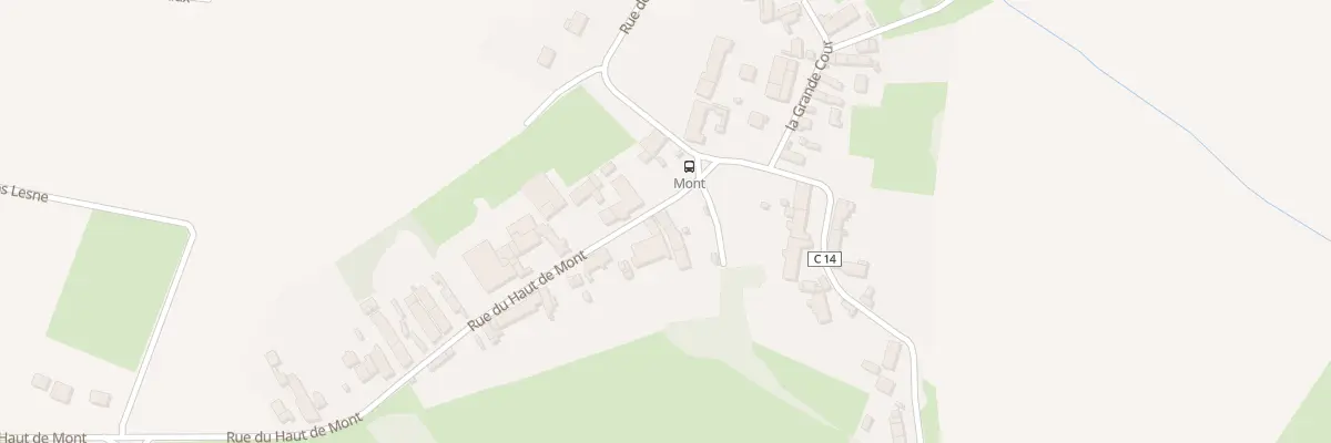 Plan du 1 Rue du Haut de Mont à Verjux