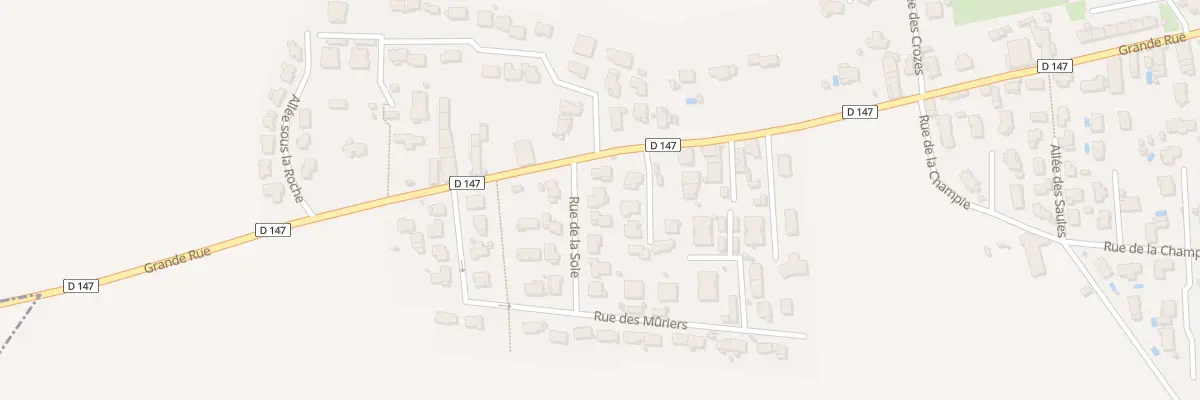 Plan du 3 Rue de la Soie à Toussieu