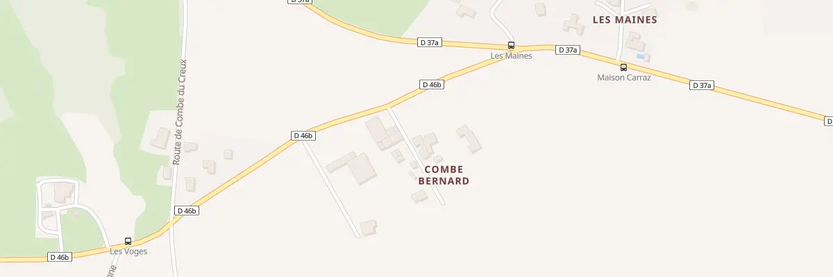 Plan du 47 Che de la Combe Bernard à Montseveroux