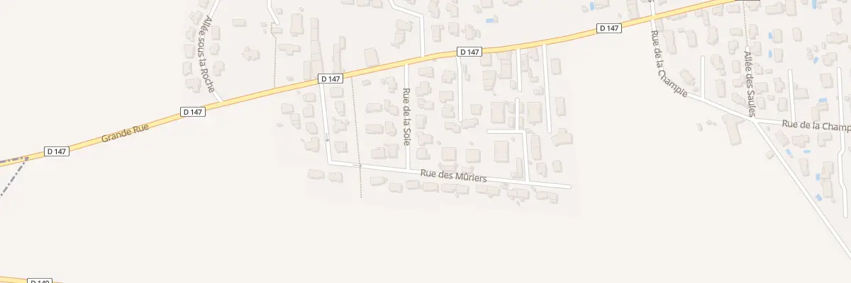 Plan du 9 Rue de la Soie à Toussieu
