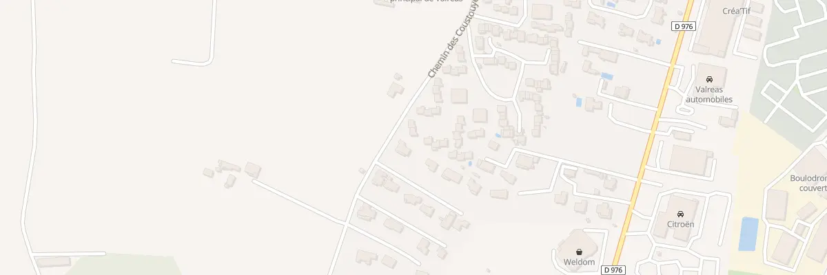 Plan du 9123 Che des Coustouyes à Valréas