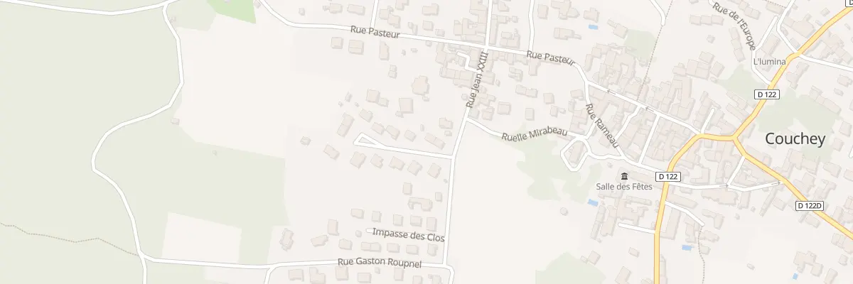 Plan du 4 Rue Victor Hugo à Couchey