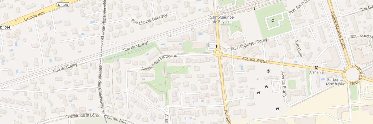 Plan du 4 Av des Brotteaux à Saint-Maurice-de-Beynost