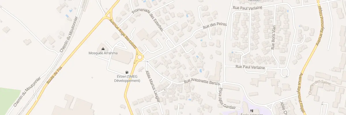 Plan du 9823 Rue des Peires à Istres