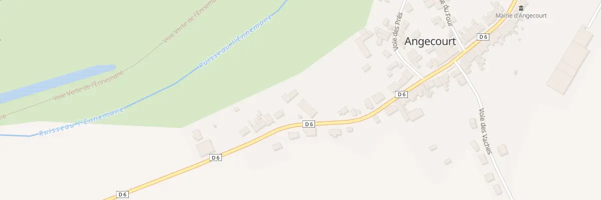 Plan du 72 Rue St Medard à Angecourt