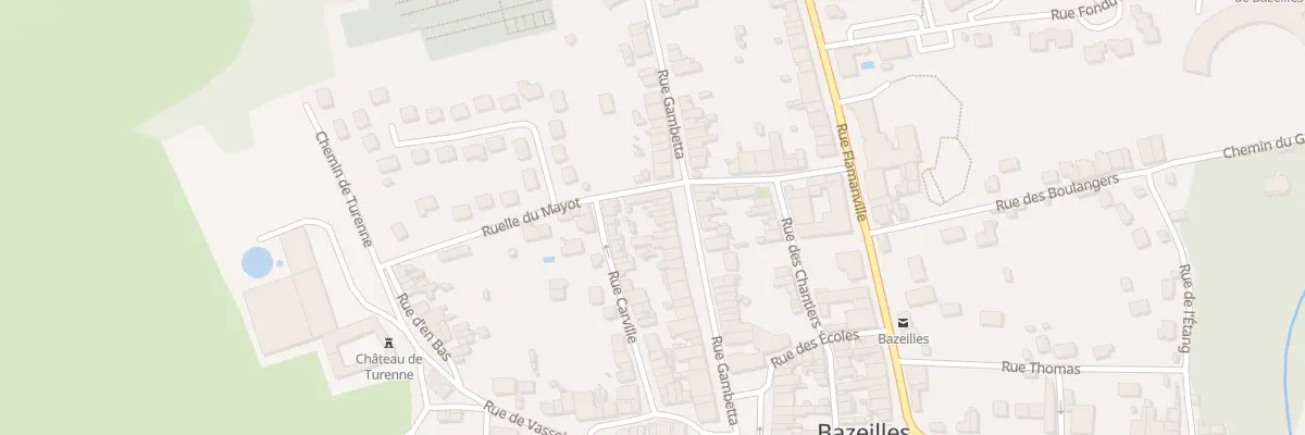 Plan du 27 Rue Gambetta à Bazeilles