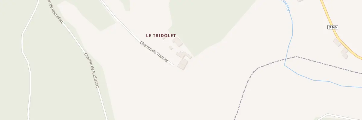 Plan du 5044 Tridolet à Autichamp