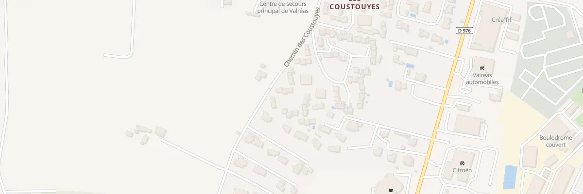 Plan du 9116 Les Coustouyes à Valréas
