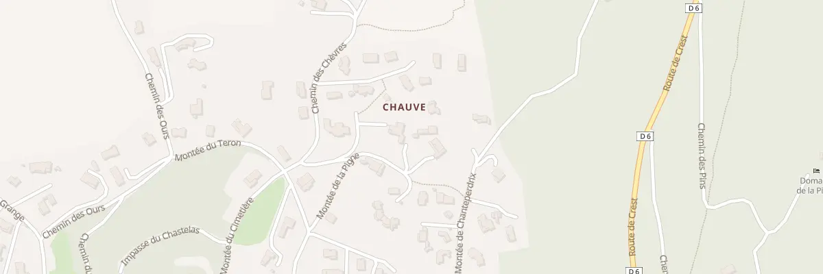 Plan du 5332 Chauve à Puy-Saint-Martin