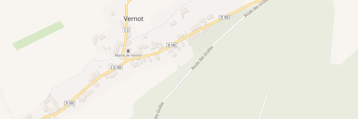 Plan du 5 Rte de la Combe Gissey à Vernot