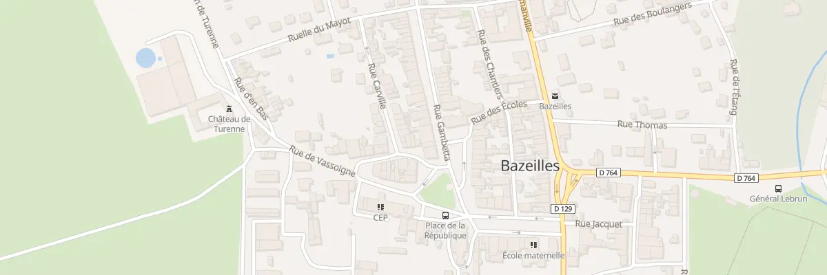 Plan du 4 Rue Georges Vaucher à Bazeilles